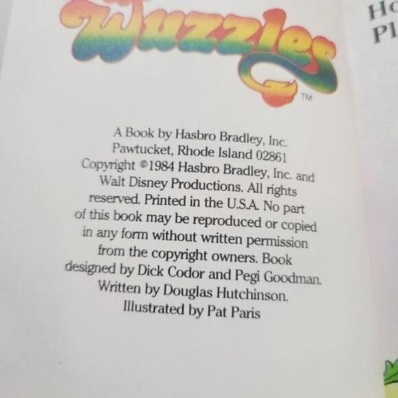 Vintage 1984 Wuzzles Hoppopotamus Plays Detective #5 Collector Series Book - Picture 2 of 9